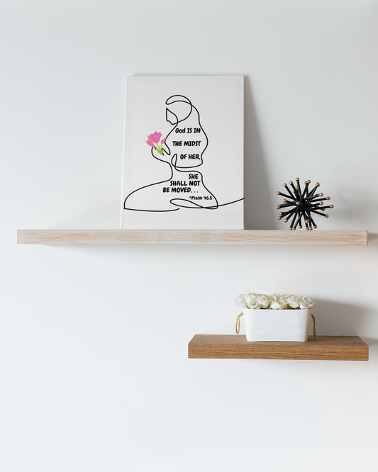 GOD IS IN THE MIDST Canvas Wall Art