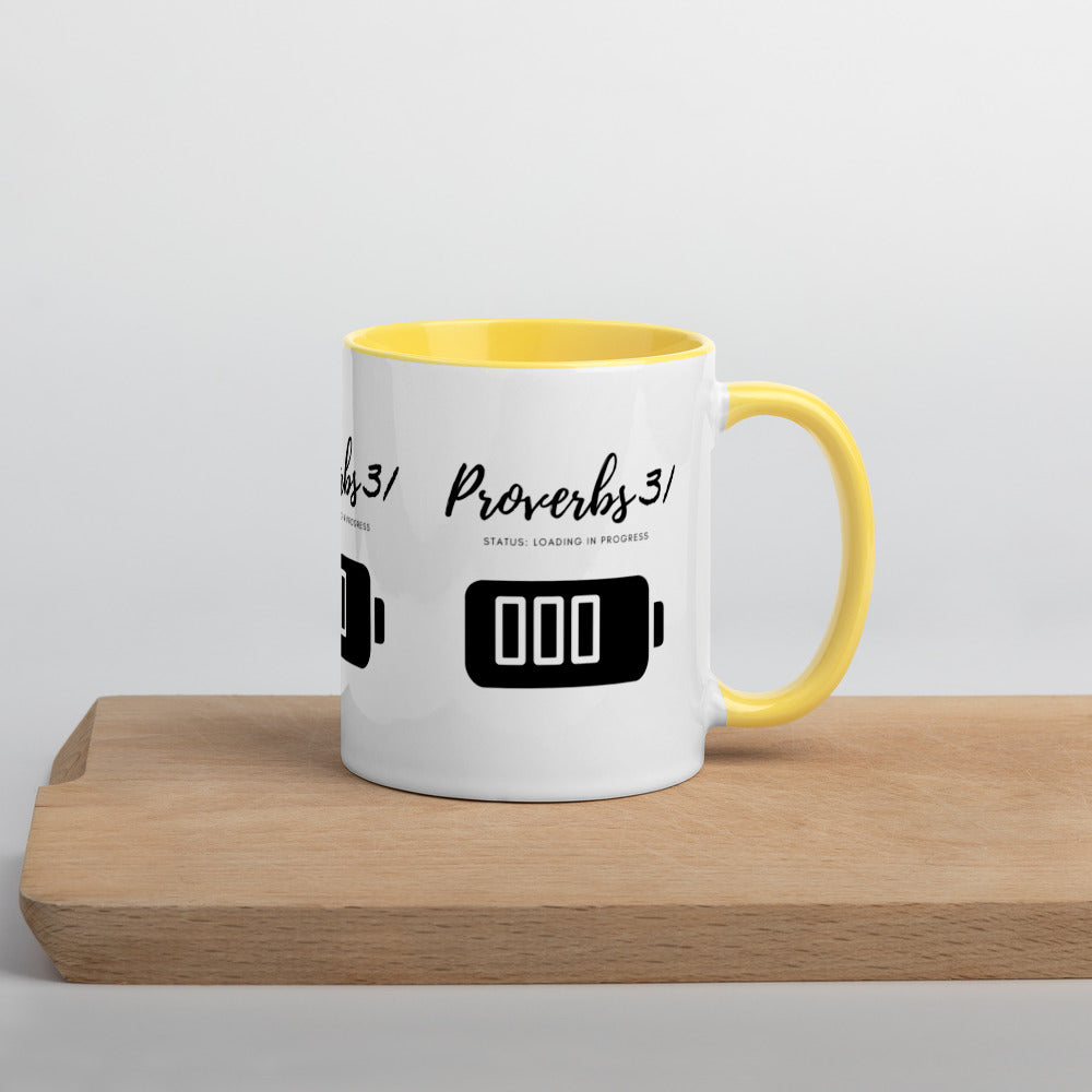 PROVERBS 31 In Progress Mug with Color Inside