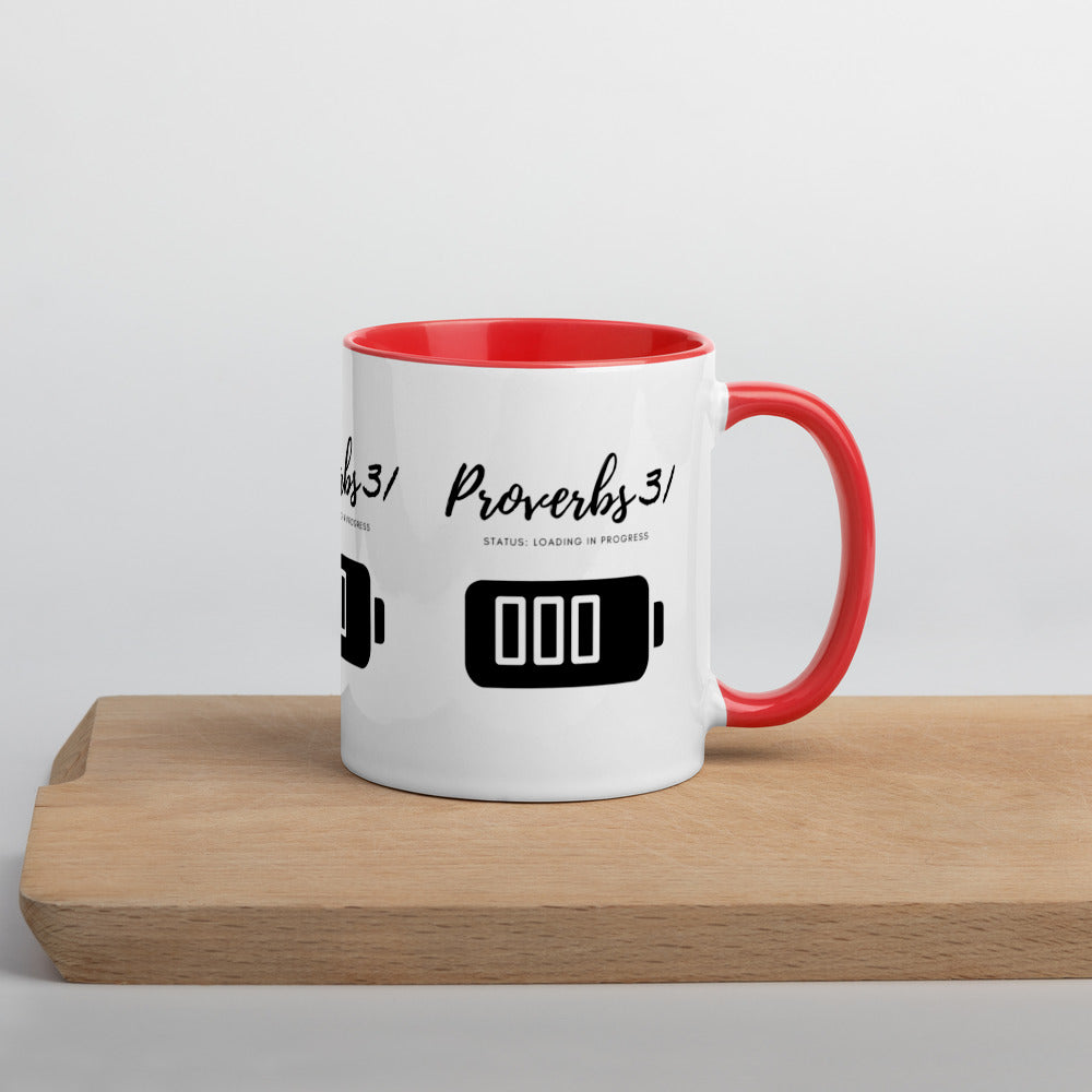 PROVERBS 31 In Progress Mug with Color Inside