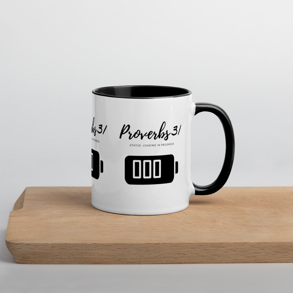 PROVERBS 31 In Progress Mug with Color Inside