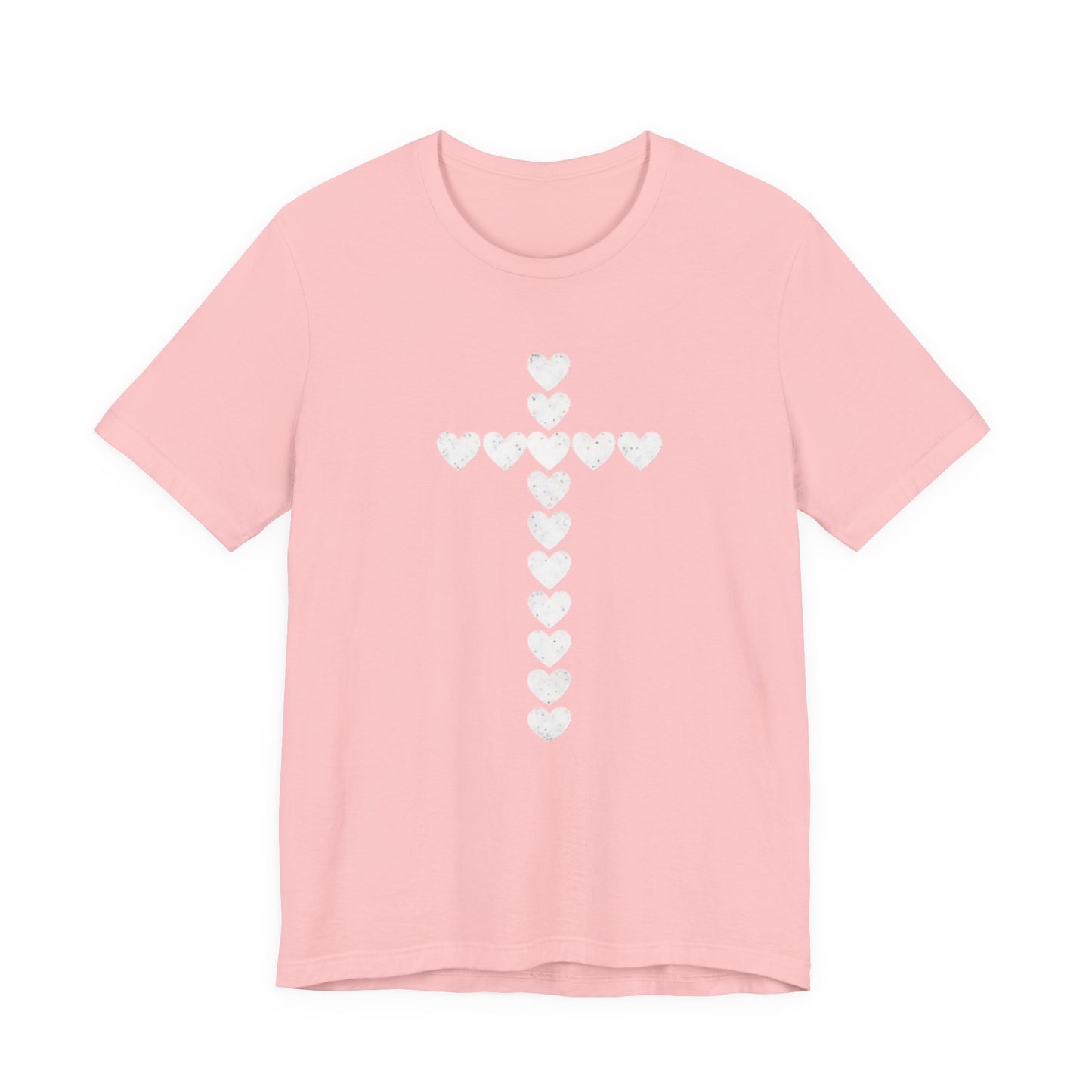Heart Cross Faith Based Tee Shirt