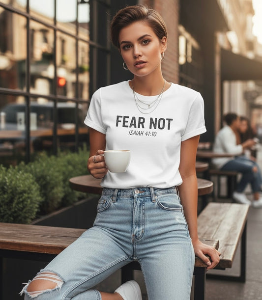 Fear Not – Isaiah 41:10 Christian T-Shirt
