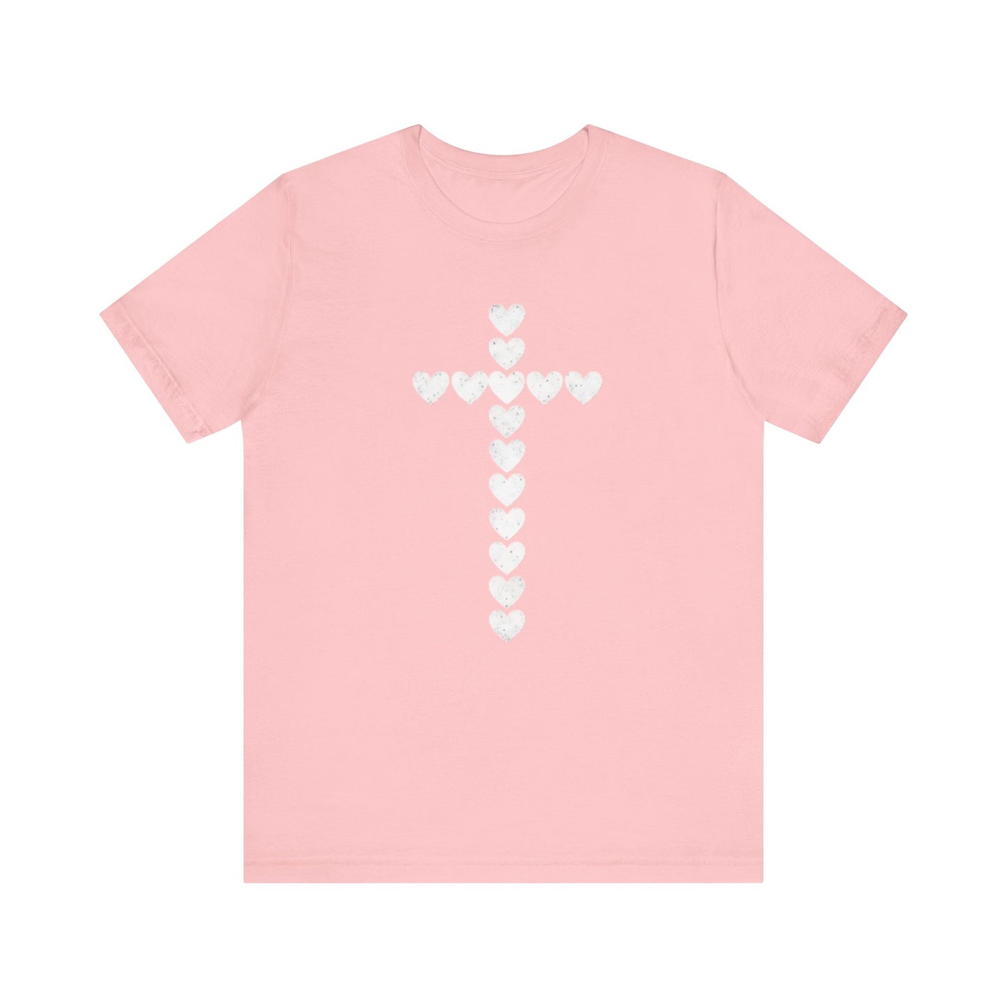 Heart Cross Faith Based Tee Shirt