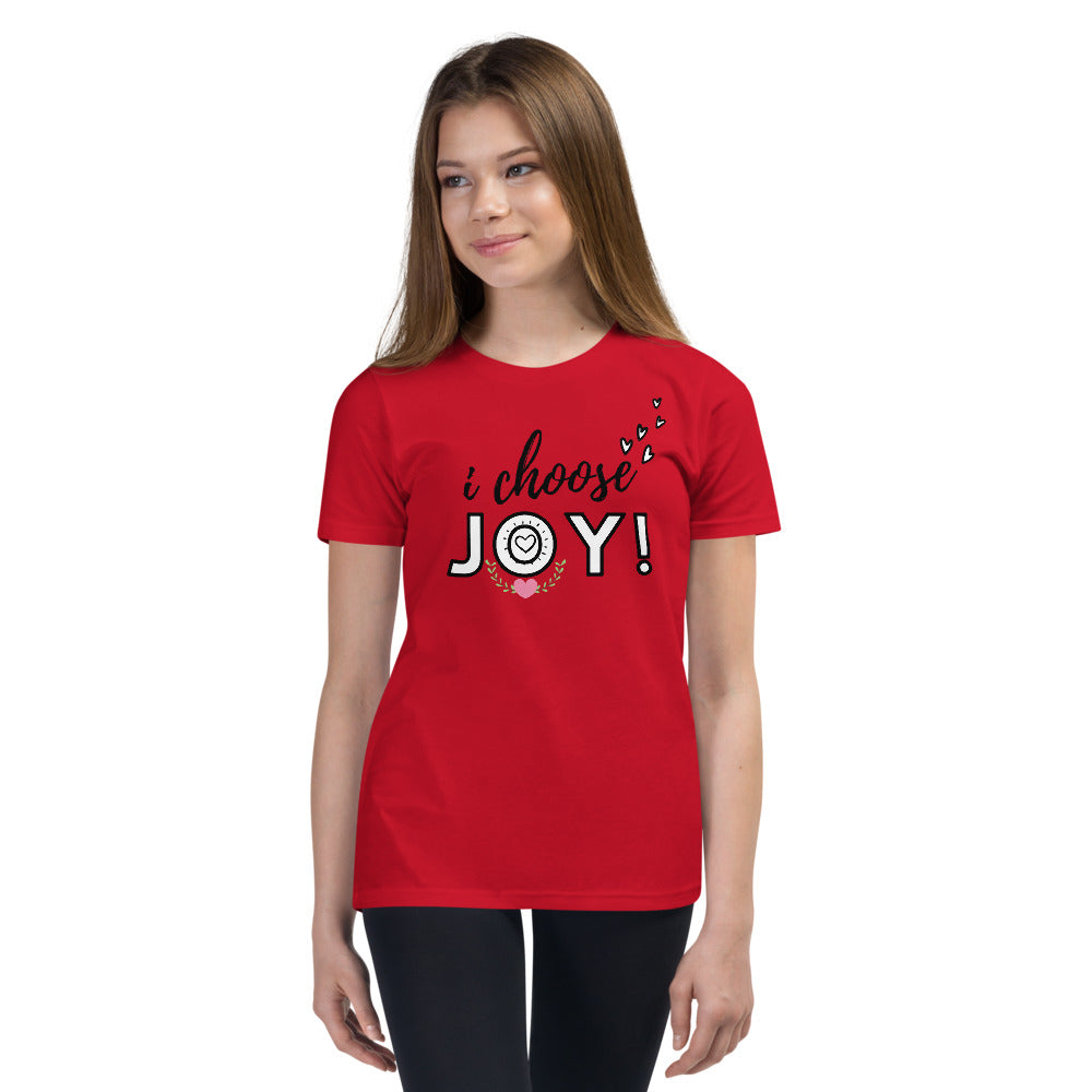 I CHOOSE JOY Youth Short Sleeve T-Shirt