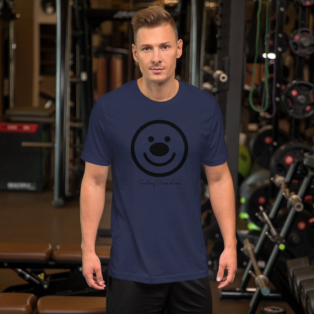 SMILING SAVES LIVES - HAPPY FACE Unisex T-Shirt