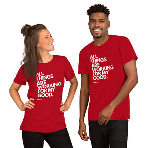 ALL THINGS. Romans 8:28 Unisex T-Shirt