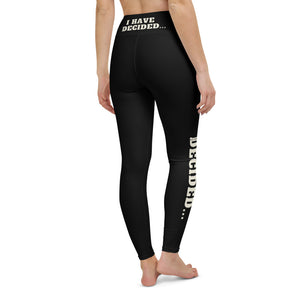 I HAVE DECIDED Mark 1:17 Yoga Leggings