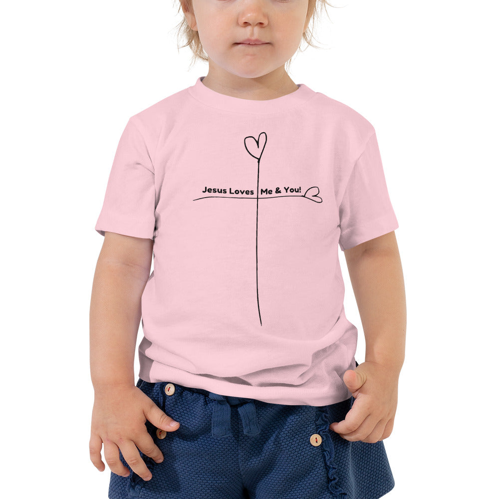 JESUS LOVES YOU & ME! Toddler Tee