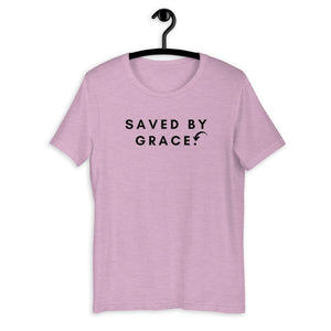 SAVED BY GRACE PERIOD Ephesians 2:8-9 t-shirt