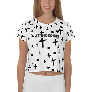 THE CROSS PERIOD All-Over Print Crop Tee