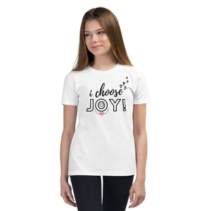 I CHOOSE JOY Youth Short Sleeve T-Shirt