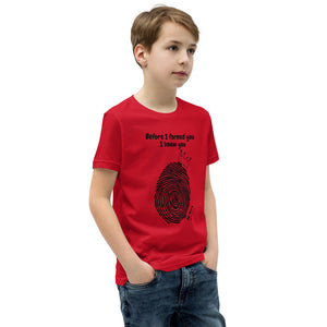 I'M SET APART Jeremiah 1:5 Youth Short Sleeve T-Shirt