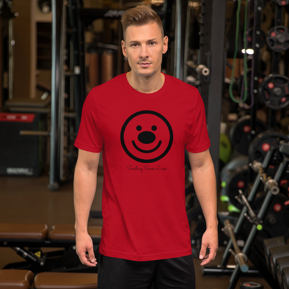 SMILING SAVES LIVES - HAPPY FACE Unisex T-Shirt