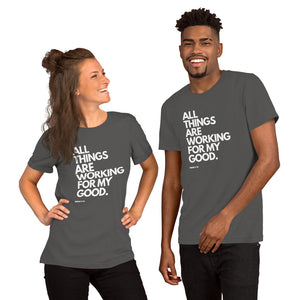 ALL THINGS. Romans 8:28 Unisex T-Shirt