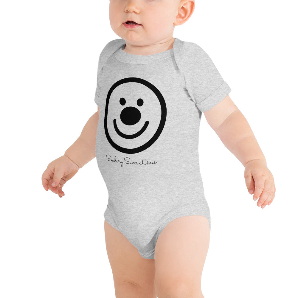 SMILING SAVES LIVES - HAPPY FACE Baby T-Shirt