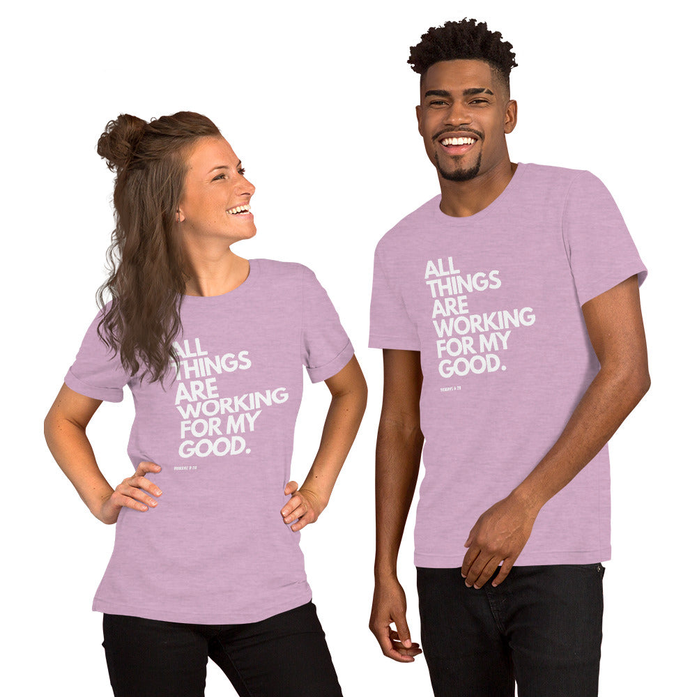 ALL THINGS. Romans 8:28 Unisex T-Shirt