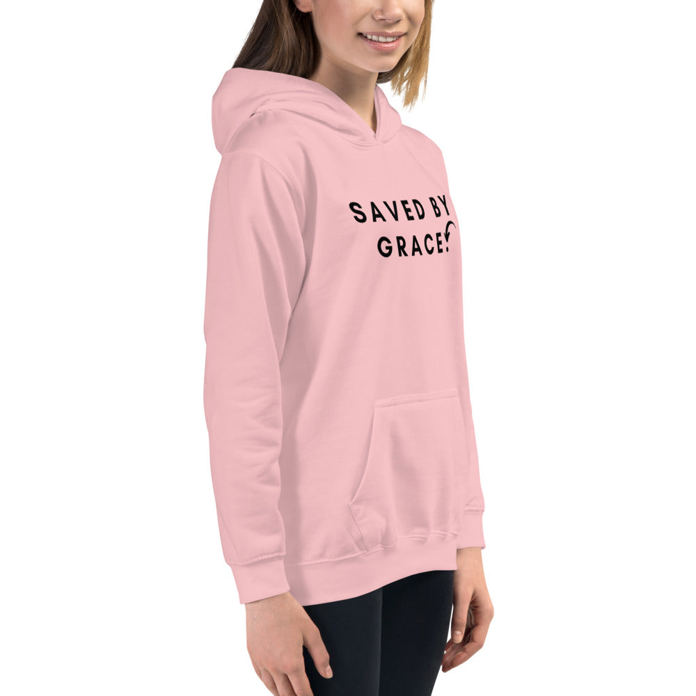 SAVED BY GRACE PERIOD Kids Hoodie