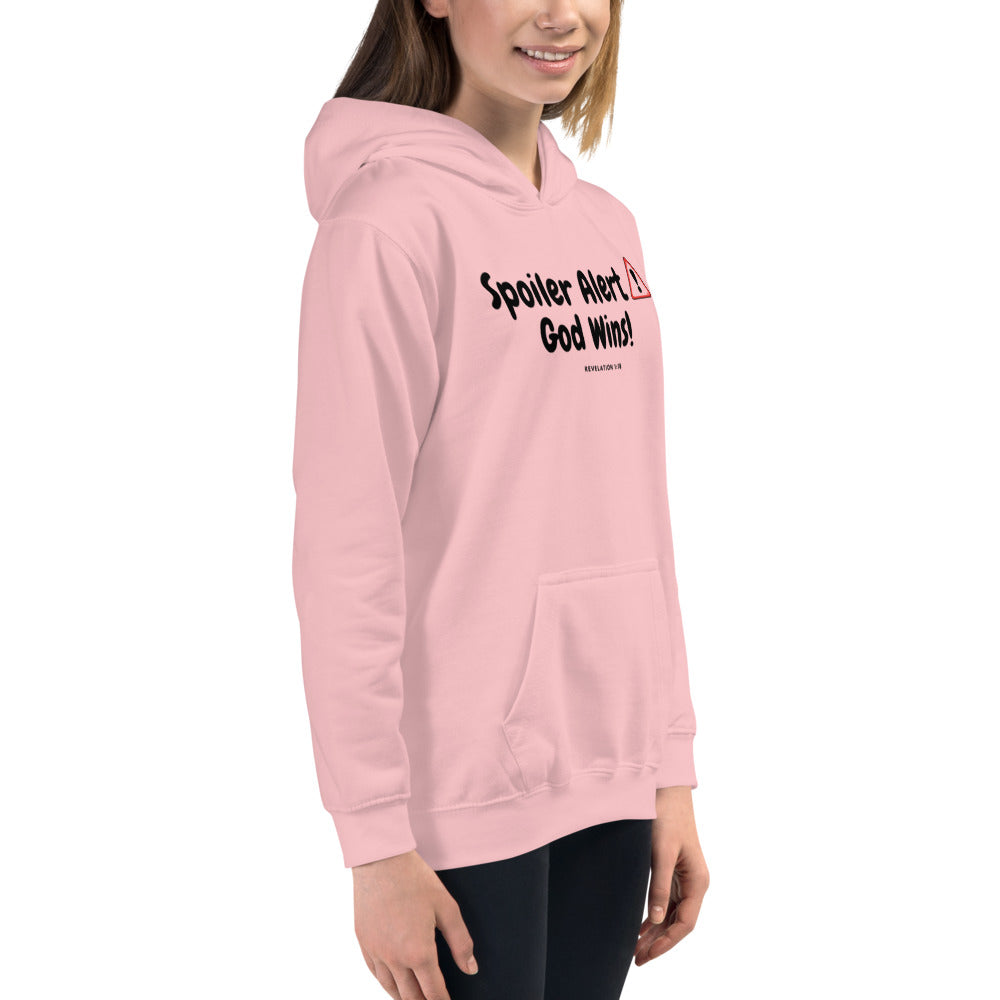 SPOILER ALERT GOD WINS! Kids Hoodie