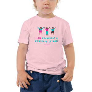 I AM FEARFULLY & WONDERFULLY MADE Psalm 139:14 TODDLER Tee