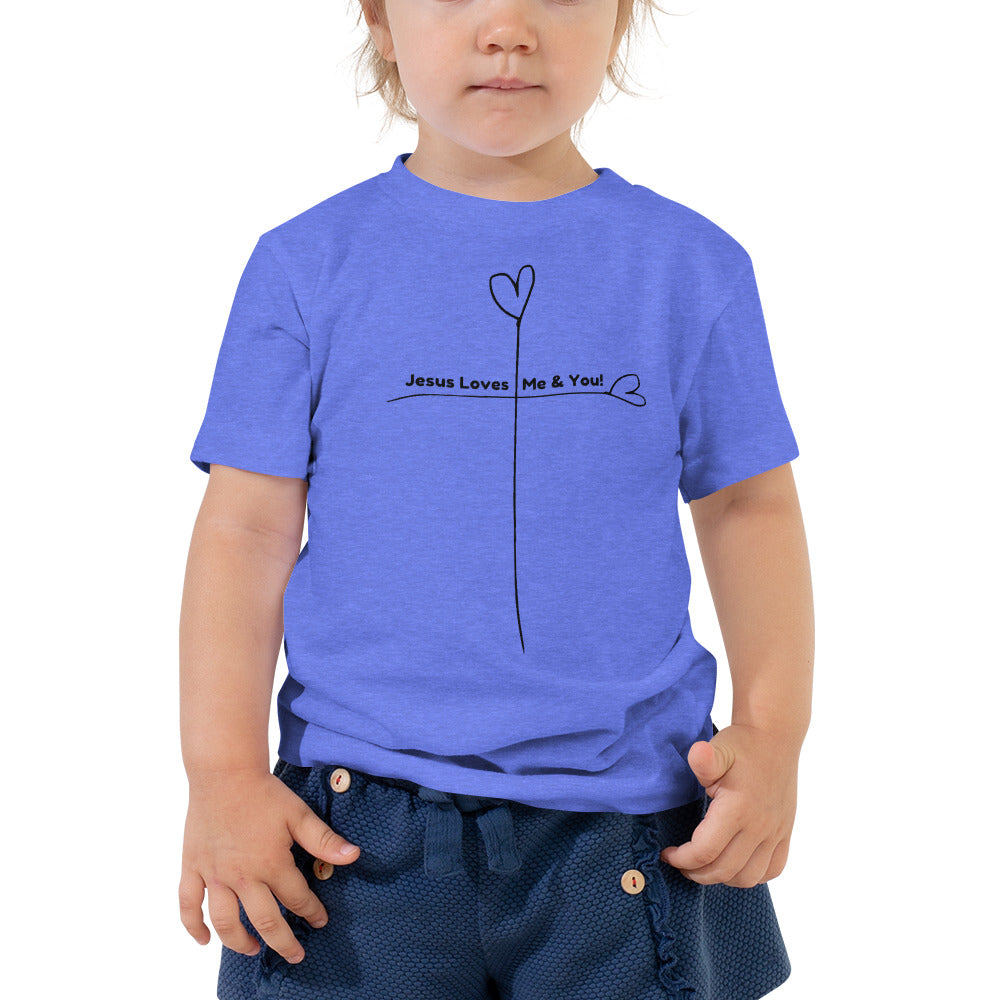 JESUS LOVES YOU & ME! Toddler Tee