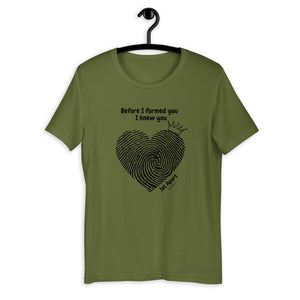 I'M SET APART Jeremiah 1:5 T-Shirt