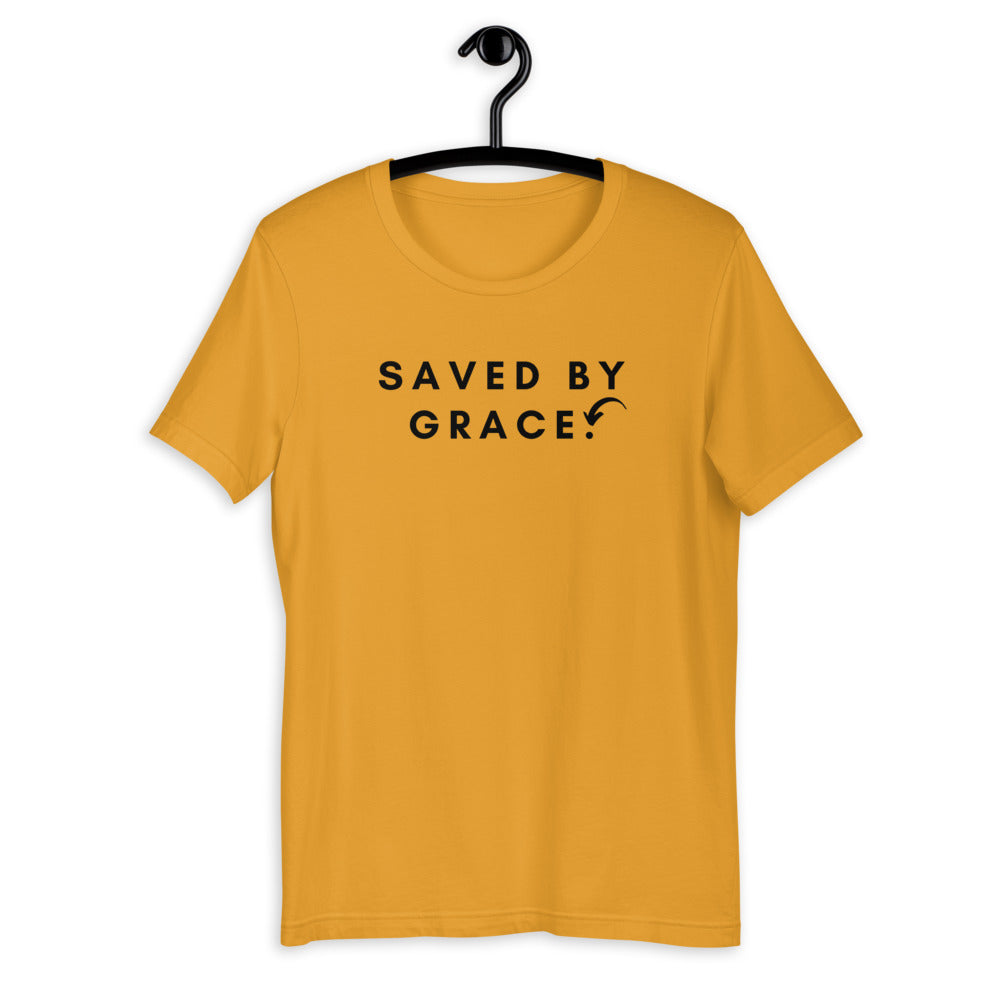 SAVED BY GRACE PERIOD Ephesians 2:8-9 t-shirt