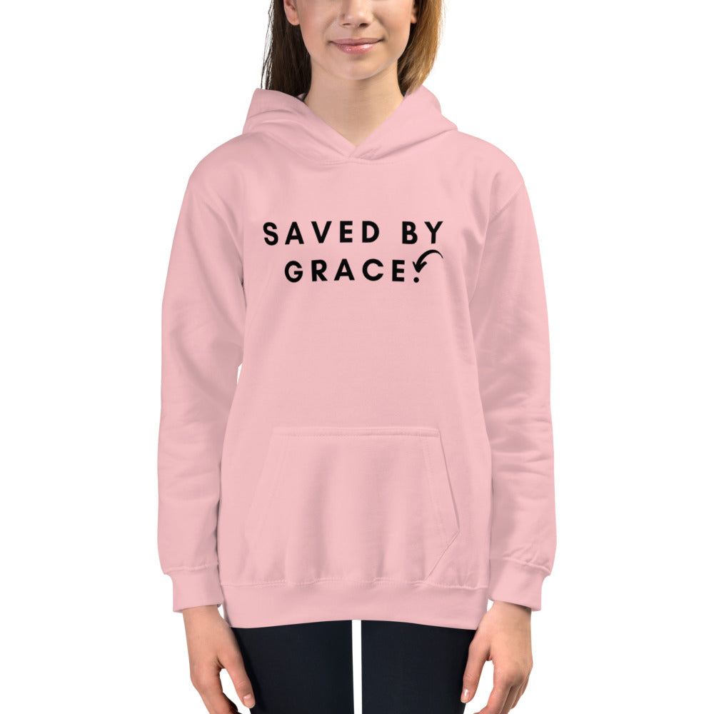 SAVED BY GRACE PERIOD Kids Hoodie