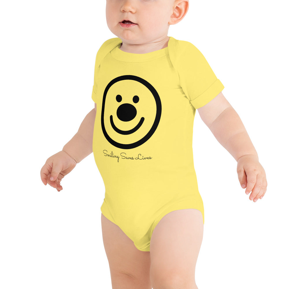 SMILING SAVES LIVES - HAPPY FACE Baby T-Shirt