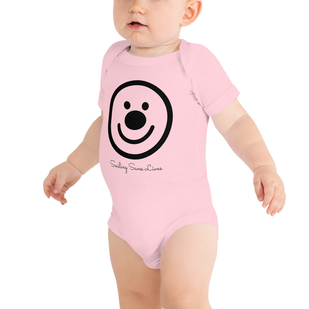 SMILING SAVES LIVES - HAPPY FACE Baby T-Shirt