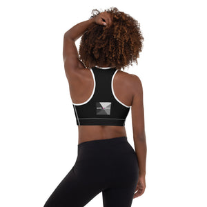 SAVED BY GRACE Ephesians 2:8-9 Padded Sports Bra