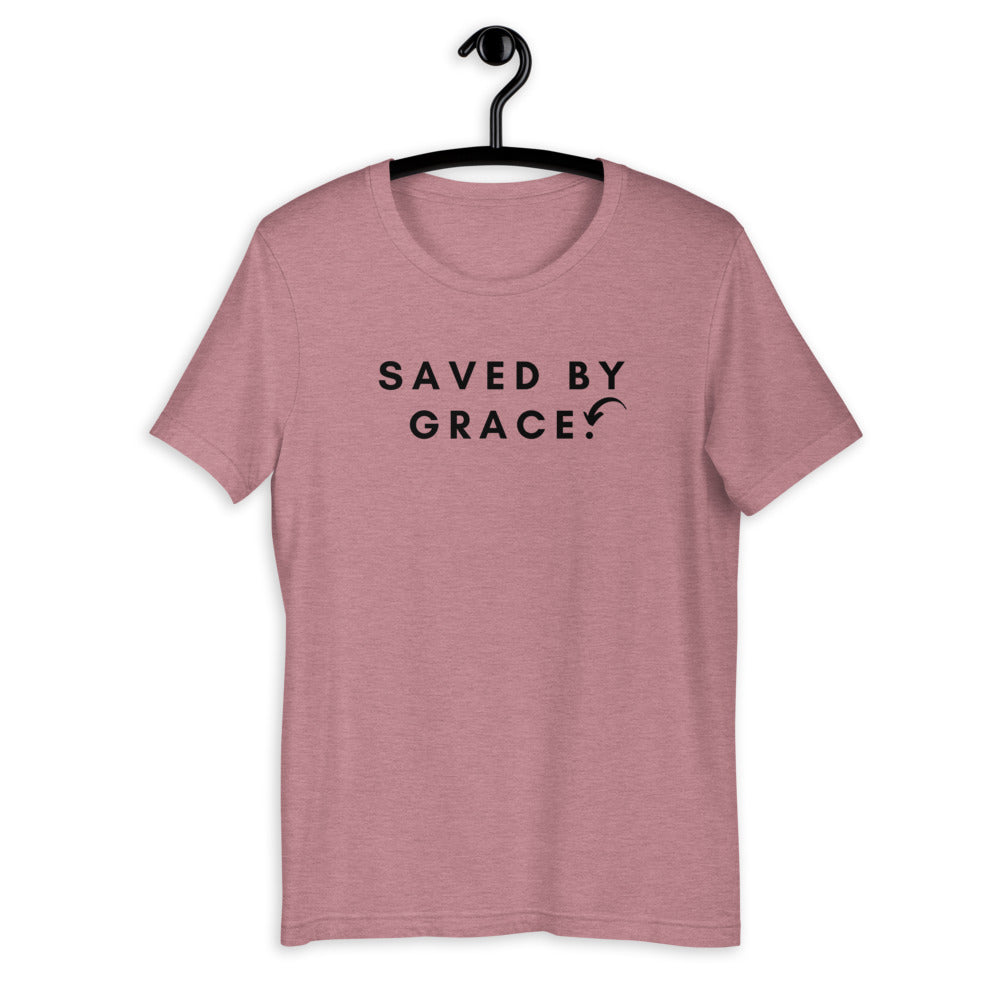 SAVED BY GRACE PERIOD Ephesians 2:8-9 t-shirt