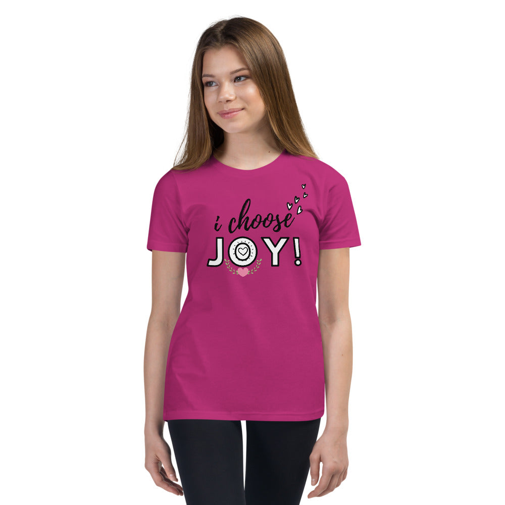 I CHOOSE JOY Youth Short Sleeve T-Shirt