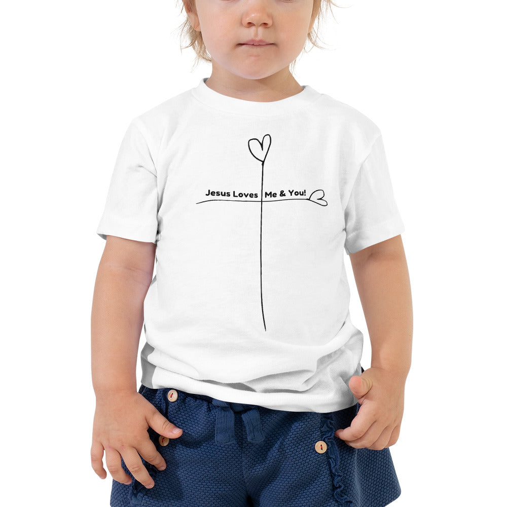 JESUS LOVES YOU & ME! Toddler Tee