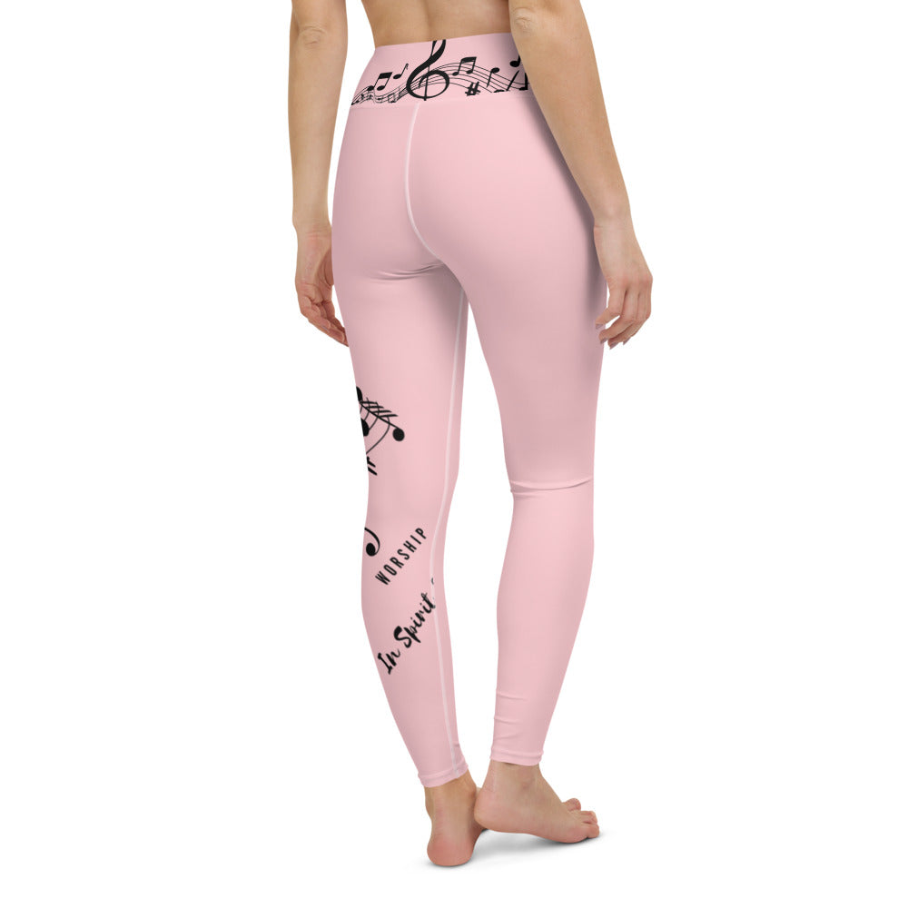 WORSHIP IN SPIRIT & IN TRUTH Yoga Leggings