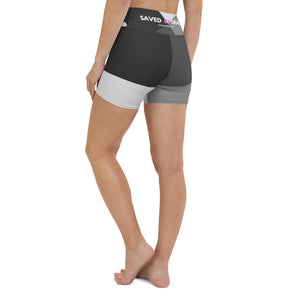 SAVED BY GRACE Ephesians 2:8-9  Yoga Shorts