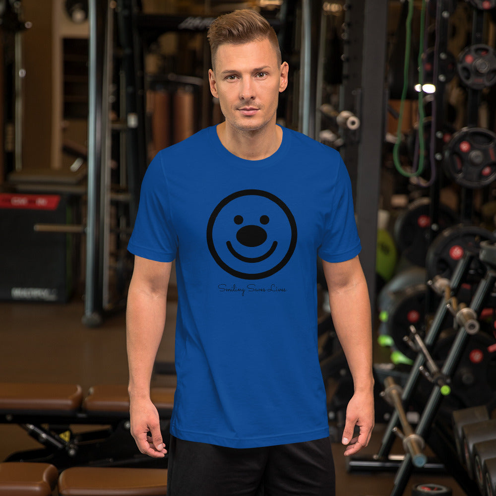 SMILING SAVES LIVES - HAPPY FACE Unisex T-Shirt