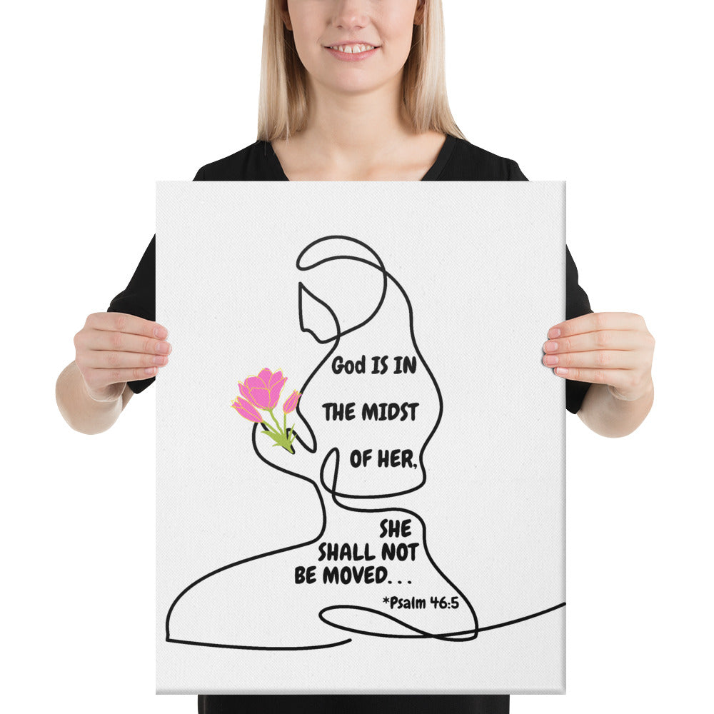 GOD IS IN THE MIDST Canvas Wall Art