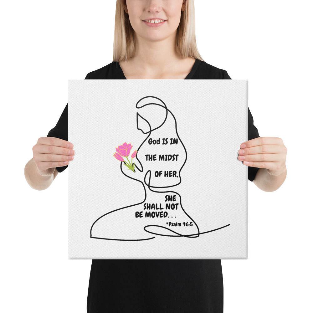 GOD IS IN THE MIDST Canvas Wall Art