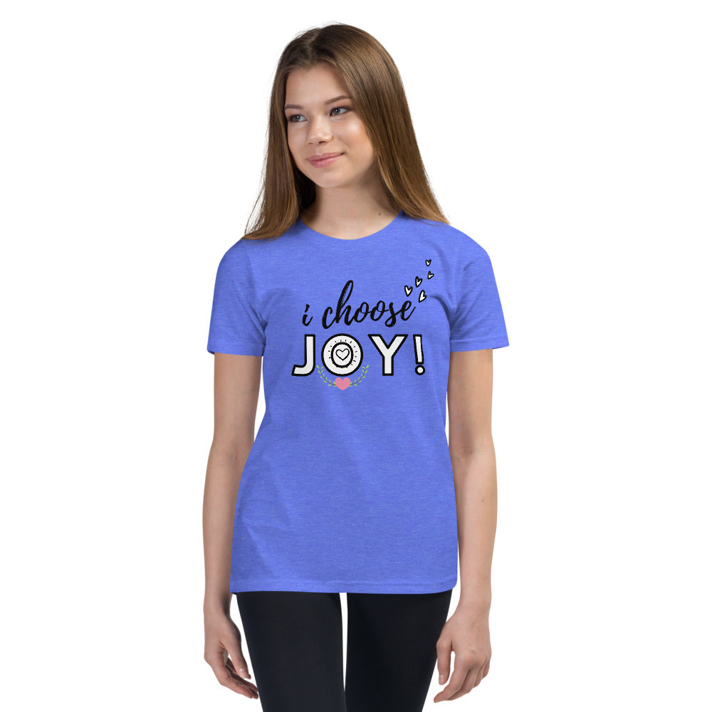 I CHOOSE JOY Youth Short Sleeve T-Shirt