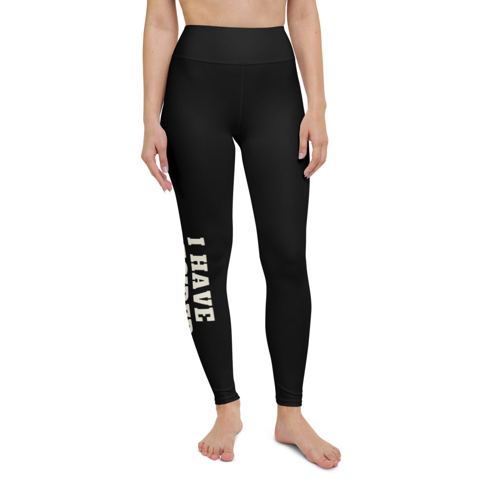 I HAVE DECIDED Mark 1:17 Yoga Leggings