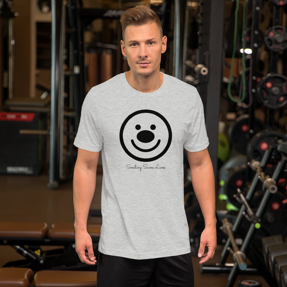 SMILING SAVES LIVES - HAPPY FACE Unisex T-Shirt