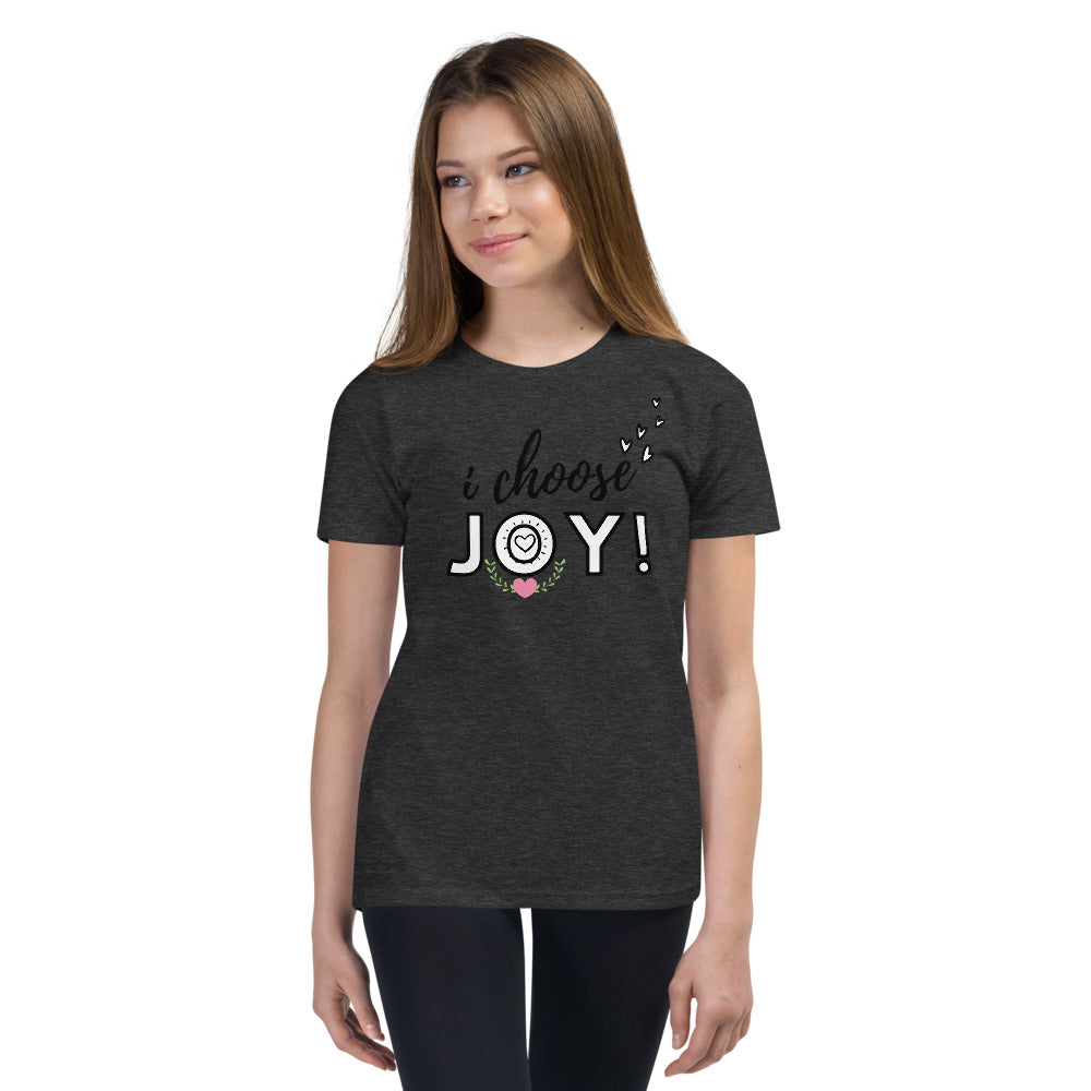 I CHOOSE JOY Youth Short Sleeve T-Shirt