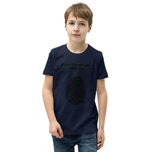 I'M SET APART Jeremiah 1:5 Youth Short Sleeve T-Shirt