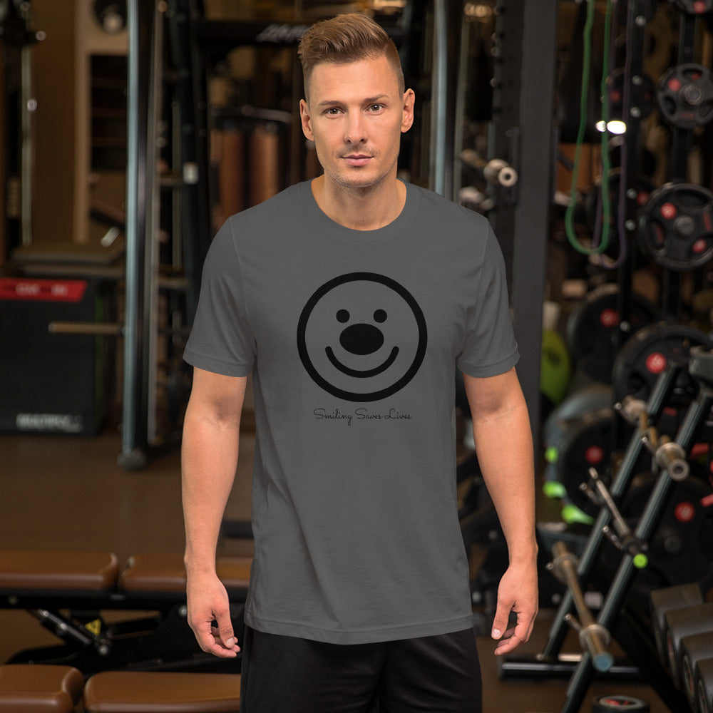 SMILING SAVES LIVES - HAPPY FACE Unisex T-Shirt
