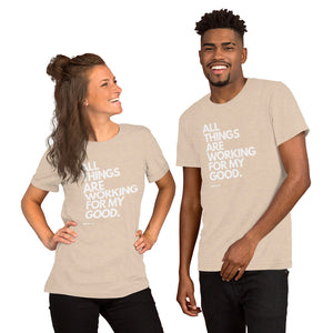 ALL THINGS. Romans 8:28 Unisex T-Shirt