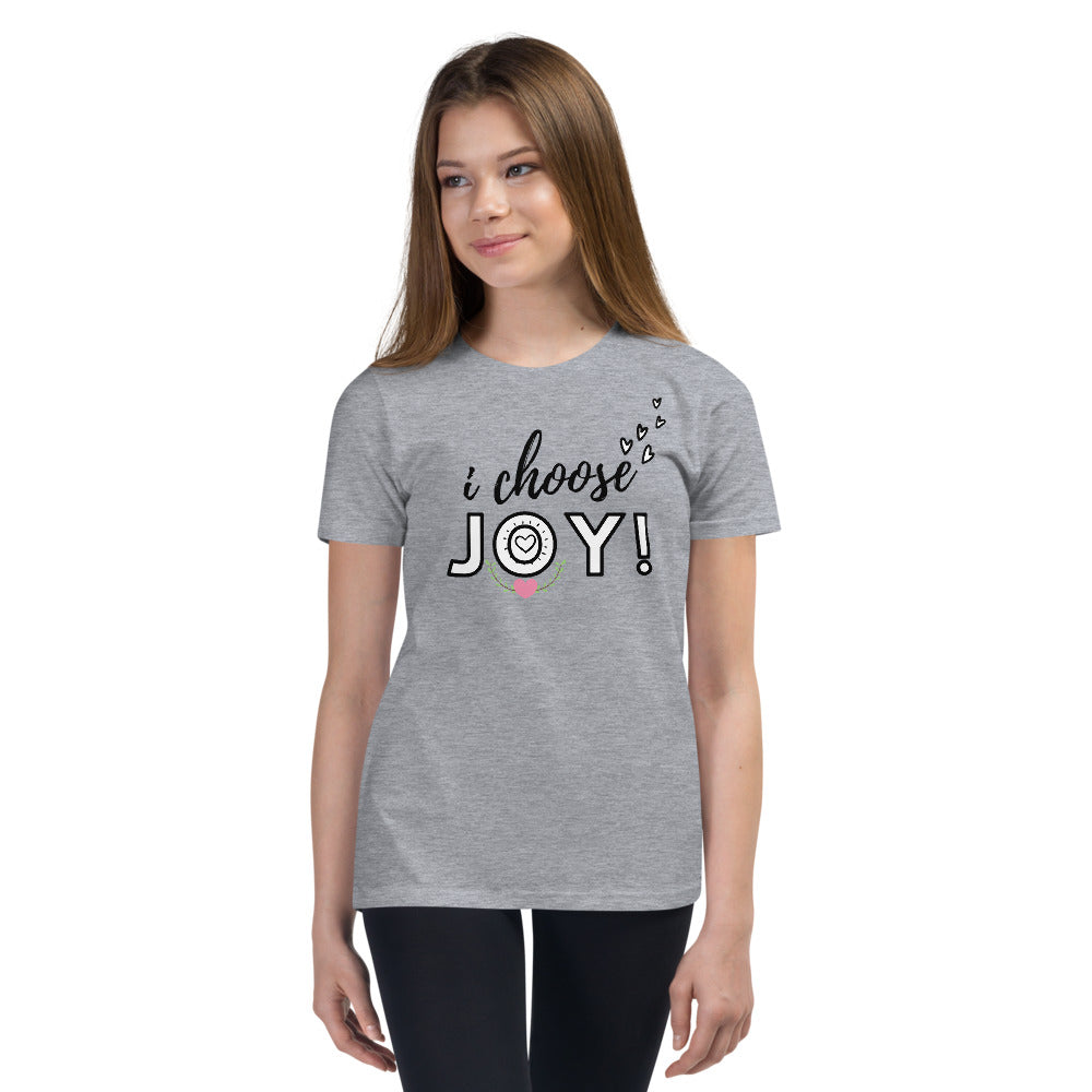 I CHOOSE JOY Youth Short Sleeve T-Shirt