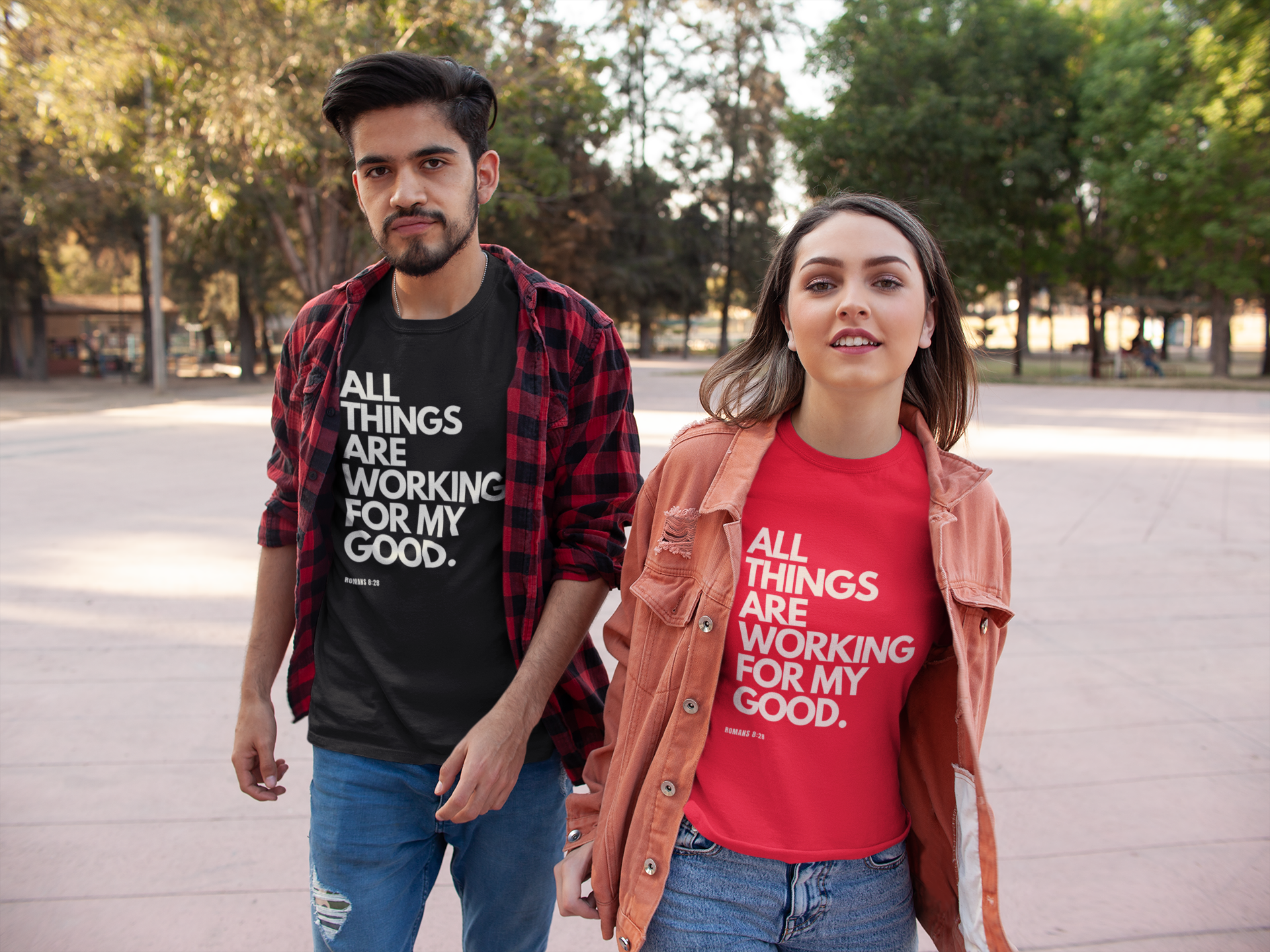 ALL THINGS. Romans 8:28 Unisex T-Shirt