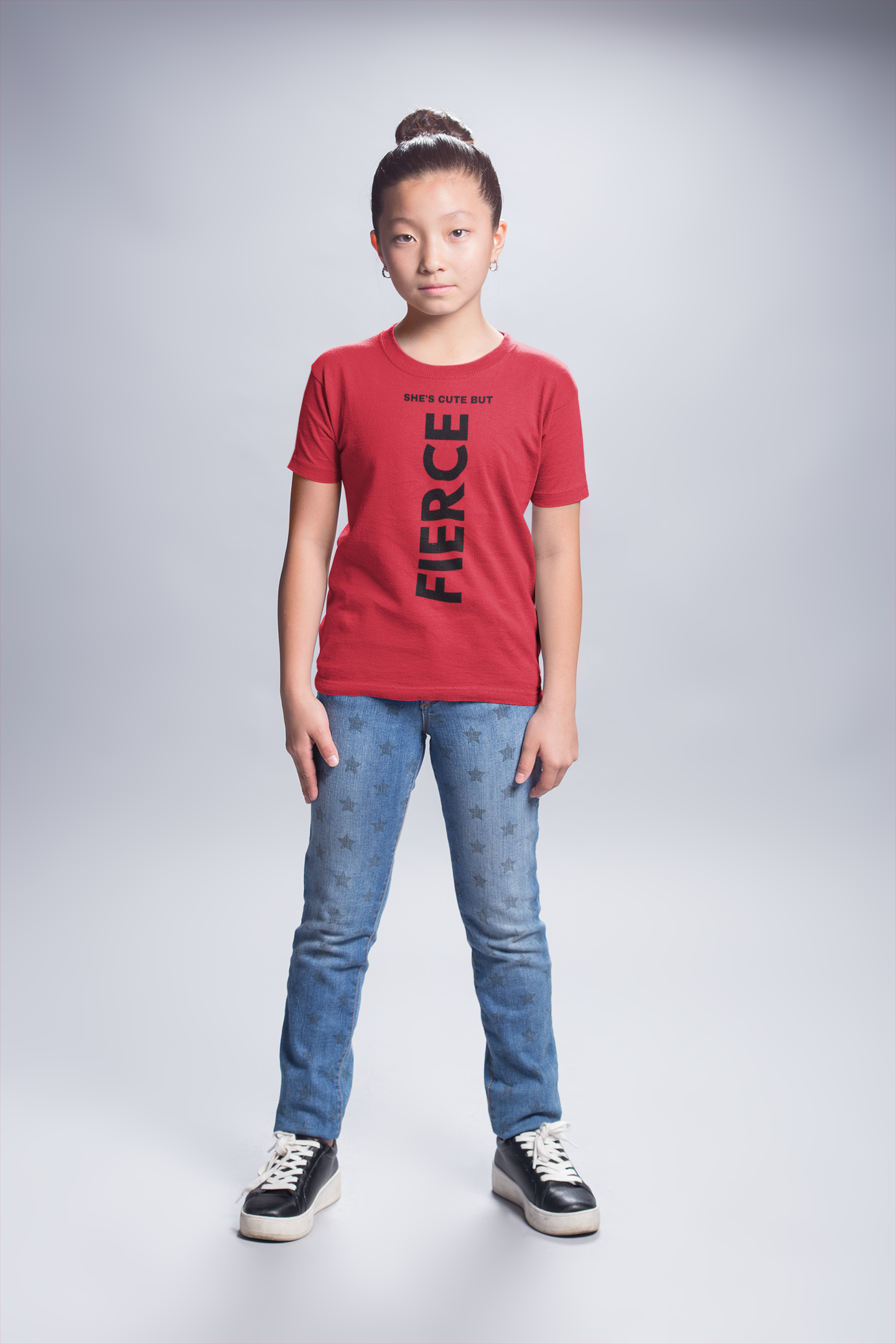 SHE'S CUTE BUT FIERCE Youth Short Sleeve T-Shirt